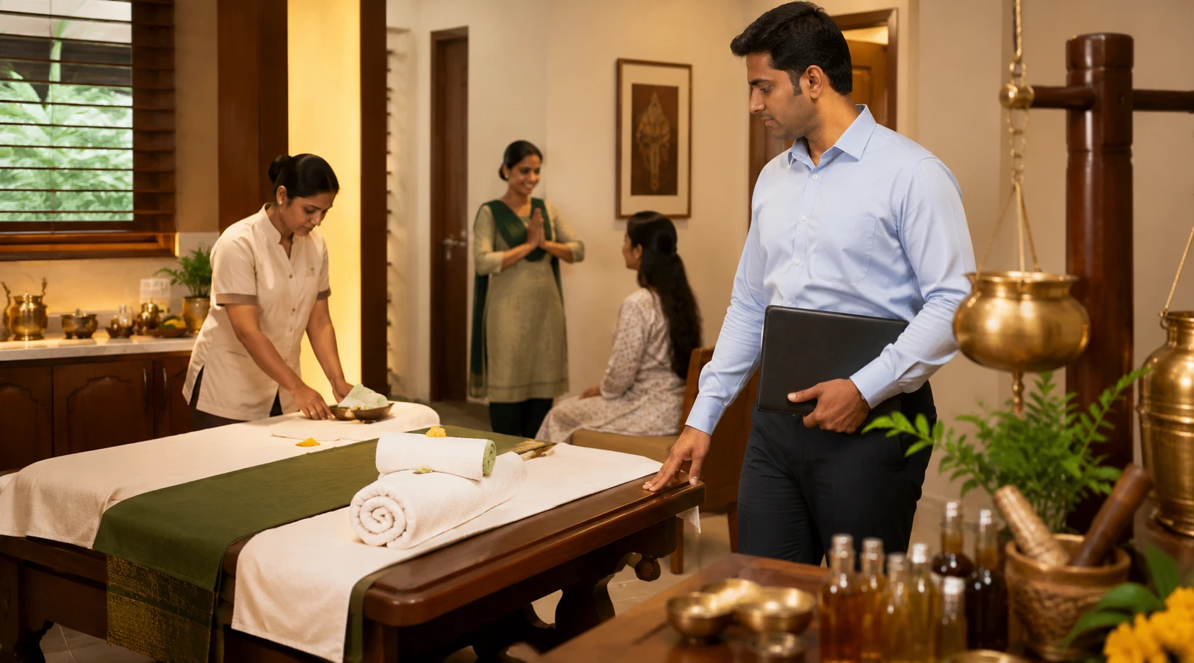 Shathayu ayurveda clinic roles and responsibilities for franchise